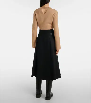 Moncler Virgin wool midi skirt | Thumbnail 5 Moncler Virgin wool midi skirt | Thumbnail 5