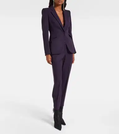 Alexander McQueen Wool slim pants | Thumbnail 2 Alexander McQueen Wool slim pants | Thumbnail 2