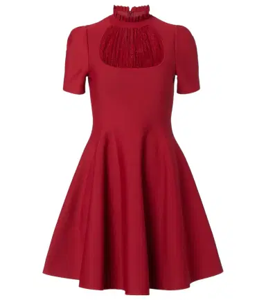 McQueen Lace-trimmed minidress | Thumbnail 1 McQueen Lace-trimmed minidress | Thumbnail 1