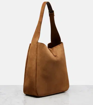 Saint Laurent Le 5 à 7 Supple Large suede shoulder bag | Thumbnail 4 Saint Laurent Le 5 à 7 Supple Large suede shoulder bag | Thumbnail 4