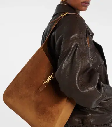 Saint Laurent Le 5 à 7 Supple Large suede shoulder bag | Thumbnail 5 Saint Laurent Le 5 à 7 Supple Large suede shoulder bag | Thumbnail 5
