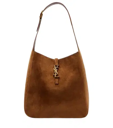 Saint Laurent Le 5 à 7 Supple Large suede shoulder bag | Thumbnail 1 Saint Laurent Le 5 à 7 Supple Large suede shoulder bag | Thumbnail 1