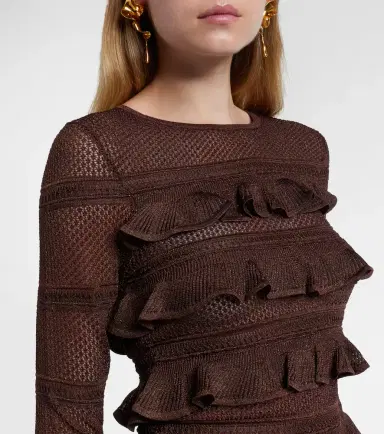 Zimmermann Hypnotic ruffled top | Thumbnail 3 Zimmermann Hypnotic ruffled top | Thumbnail 3