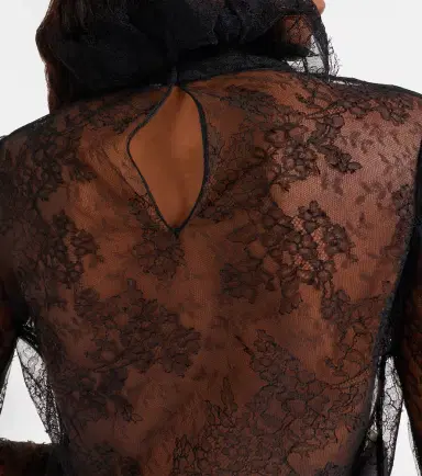 Alexander McQueen Floral lace top | Thumbnail 2 Alexander McQueen Floral lace top | Thumbnail 2