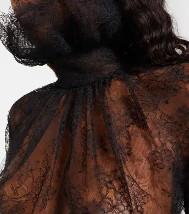 Alexander McQueen Floral lace top | Thumbnail 3 Alexander McQueen Floral lace top | Thumbnail 3