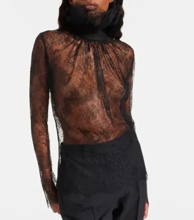 Alexander McQueen Floral lace top | Thumbnail 7 Alexander McQueen Floral lace top | Thumbnail 7