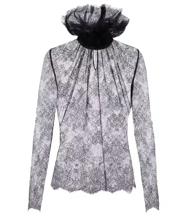 Alexander McQueen Floral lace top | Thumbnail 1 Alexander McQueen Floral lace top | Thumbnail 1
