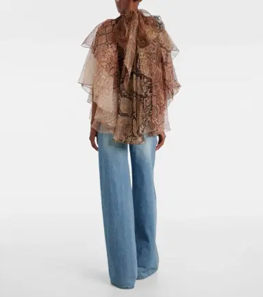 Zimmermann Memento ruffled silk blouse | Thumbnail 2 Zimmermann Memento ruffled silk blouse | Thumbnail 2
