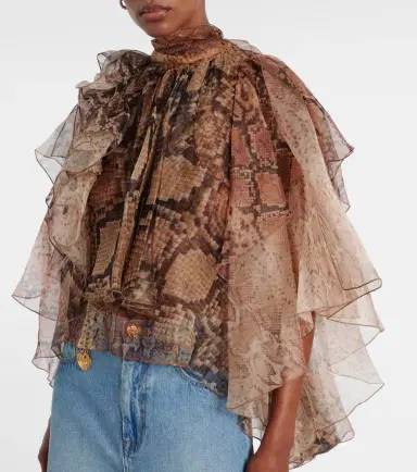 Zimmermann Memento ruffled silk blouse | Thumbnail 7 Zimmermann Memento ruffled silk blouse | Thumbnail 7