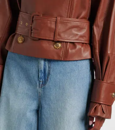 Zimmermann Hypnotic cropped leather jacket | Thumbnail 2 Zimmermann Hypnotic cropped leather jacket | Thumbnail 2