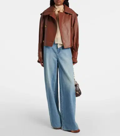 Zimmermann Hypnotic cropped leather jacket | Thumbnail 6 Zimmermann Hypnotic cropped leather jacket | Thumbnail 6