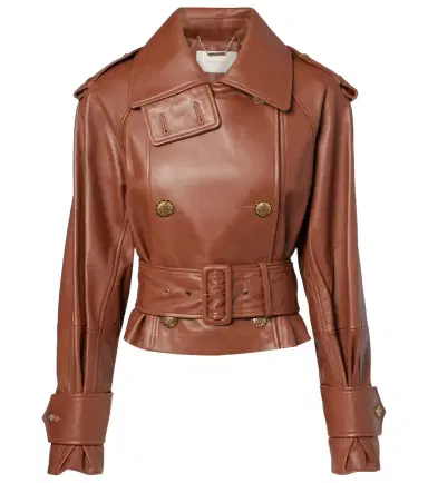 Zimmermann Hypnotic cropped leather jacket | Thumbnail 1 Zimmermann Hypnotic cropped leather jacket | Thumbnail 1