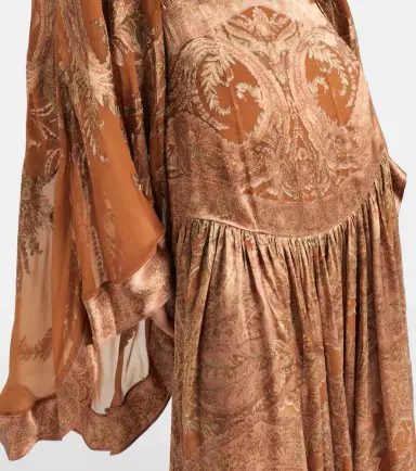 Zimmermann Memento Burnout paisley semi-sheer gown | Thumbnail 2 Zimmermann Memento Burnout paisley semi-sheer gown | Thumbnail 2