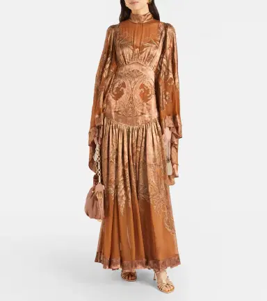 Zimmermann Memento Burnout paisley semi-sheer gown | Thumbnail 6 Zimmermann Memento Burnout paisley semi-sheer gown | Thumbnail 6