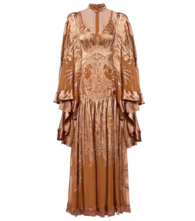Zimmermann Memento Burnout paisley semi-sheer gown | Thumbnail 1 Zimmermann Memento Burnout paisley semi-sheer gown | Thumbnail 1