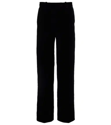 McQueen Low-rise velvet wide-leg pants | Thumbnail 1 McQueen Low-rise velvet wide-leg pants | Thumbnail 1