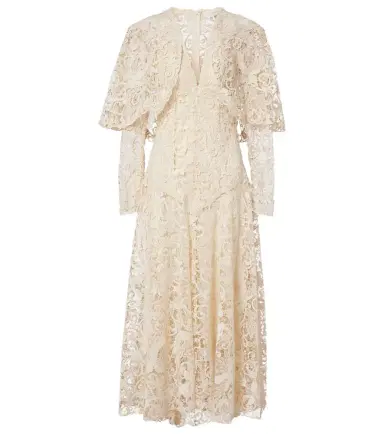 Zimmermann Memento lace midi dress | Thumbnail 1 Zimmermann Memento lace midi dress | Thumbnail 1