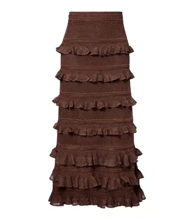 Zimmermann Hypnotic ruffled maxi skirt | Thumbnail 1 Zimmermann Hypnotic ruffled maxi skirt | Thumbnail 1