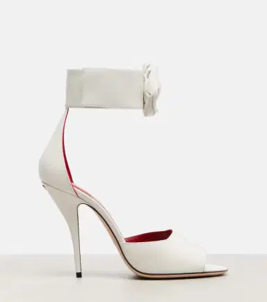Valentino Garavani Drip Rose embellished leather sandals | Thumbnail 4 Valentino Garavani Drip Rose embellished leather sandals | Thumbnail 4