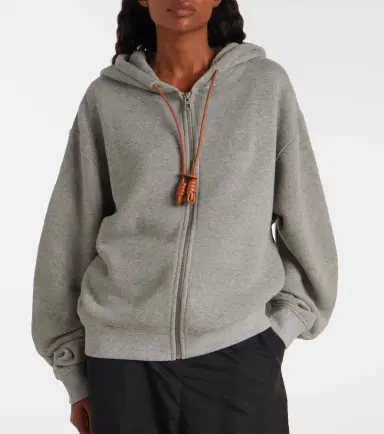 Loewe Flamenco cotton and cashmere hoodie | Thumbnail 3 Loewe Flamenco cotton and cashmere hoodie | Thumbnail 3