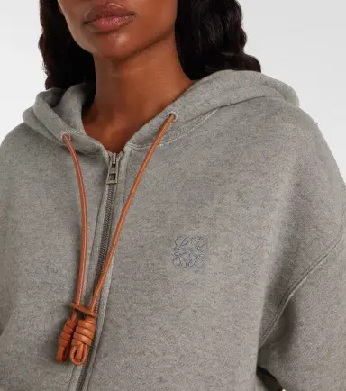 Loewe Flamenco cotton and cashmere hoodie | Thumbnail 4 Loewe Flamenco cotton and cashmere hoodie | Thumbnail 4