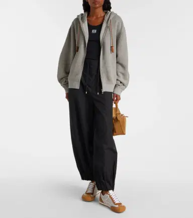 Loewe Flamenco cotton and cashmere hoodie | Thumbnail 6 Loewe Flamenco cotton and cashmere hoodie | Thumbnail 6