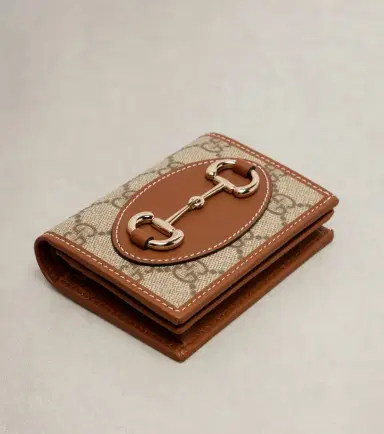 Gucci Horsebit 1955 leather-trimmed wallet | Thumbnail 2 Gucci Horsebit 1955 leather-trimmed wallet | Thumbnail 2