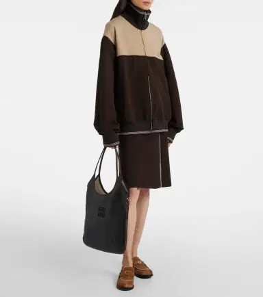 Miu Miu Ivy distressed leather shopper | Thumbnail 7 Miu Miu Ivy distressed leather shopper | Thumbnail 7