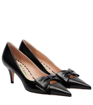 Valentino Garavani Bowow 65 leather pumps | Thumbnail 1 Valentino Garavani Bowow 65 leather pumps | Thumbnail 1