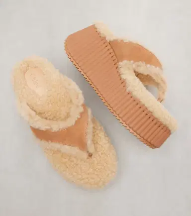 Chloé Chloé Nama 80 suede platform thong sandals | Thumbnail 2 Chloé Chloé Nama 80 suede platform thong sandals | Thumbnail 2