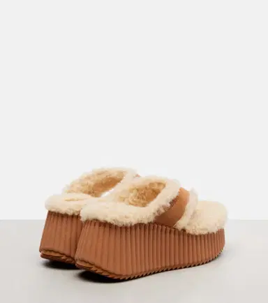 Chloé Chloé Nama 80 suede platform thong sandals | Thumbnail 3 Chloé Chloé Nama 80 suede platform thong sandals | Thumbnail 3