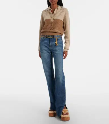 Chloé Chloé Nama 80 suede platform thong sandals | Thumbnail 5 Chloé Chloé Nama 80 suede platform thong sandals | Thumbnail 5