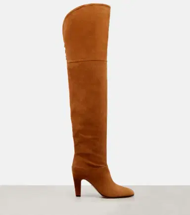 Chloé Chloé Eve 85 suede over-the-knee boots | Thumbnail 2 Chloé Chloé Eve 85 suede over-the-knee boots | Thumbnail 2