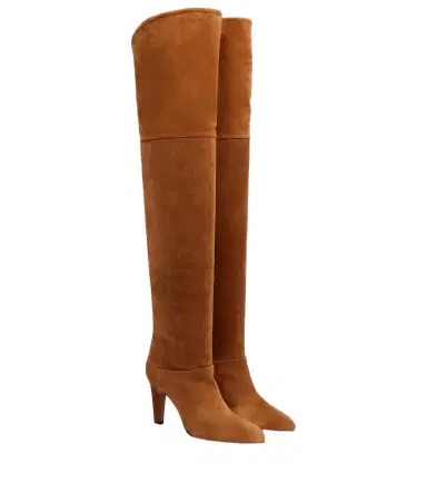 Chloé Chloé Eve 85 suede over-the-knee boots | Thumbnail 1 Chloé Chloé Eve 85 suede over-the-knee boots | Thumbnail 1