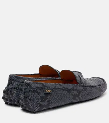Tod's Gommino snake-effect leather driving shoes | Thumbnail 4 Tod's Gommino snake-effect leather driving shoes | Thumbnail 4