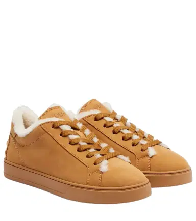 Tod's Classic shearling-lined suede sneakers | Thumbnail 1 Tod's Classic shearling-lined suede sneakers | Thumbnail 1