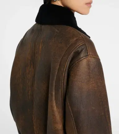 Nour Hammour Anton shearling-lined leather bomber jacket | Thumbnail 5 Nour Hammour Anton shearling-lined leather bomber jacket | Thumbnail 5