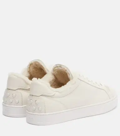 Tod's Cassetta shearling-lined leather sneakers | Thumbnail 3 Tod's Cassetta shearling-lined leather sneakers | Thumbnail 3