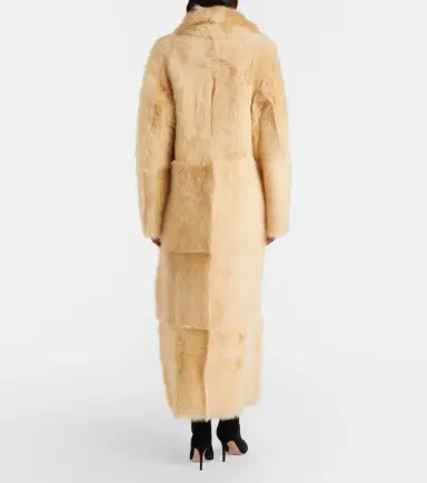 Nour Hammour Evita Long shearling coat | Thumbnail 2 Nour Hammour Evita Long shearling coat | Thumbnail 2