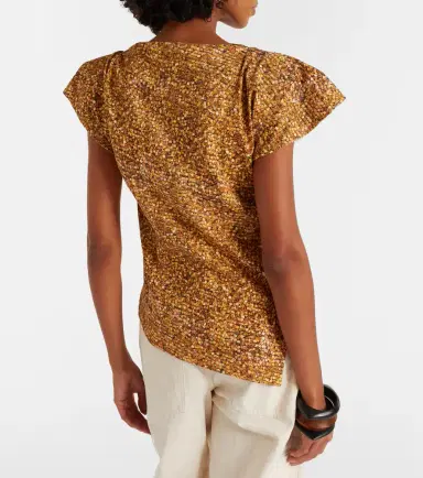 Isabel Marant Sebani asymmetric cotton T-shirt | Thumbnail 3 Isabel Marant Sebani asymmetric cotton T-shirt | Thumbnail 3