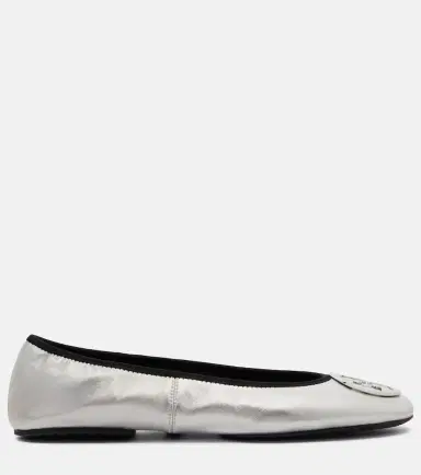 Tory Burch Reva Travel leather ballet flats | Thumbnail 2 Tory Burch Reva Travel leather ballet flats | Thumbnail 2