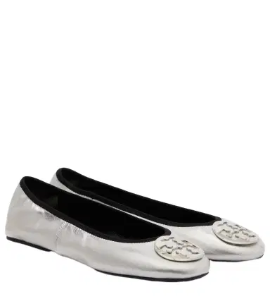 Tory Burch Reva Travel leather ballet flats | Thumbnail 1 Tory Burch Reva Travel leather ballet flats | Thumbnail 1