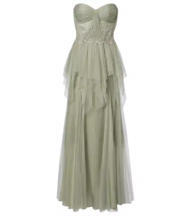 Costarellos Embellished tulle corset gown | Thumbnail 1 Costarellos Embellished tulle corset gown | Thumbnail 1