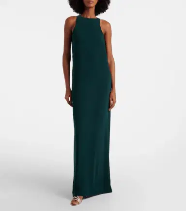 Costarellos Caped embellished crêpe gown | Thumbnail 5 Costarellos Caped embellished crêpe gown | Thumbnail 5