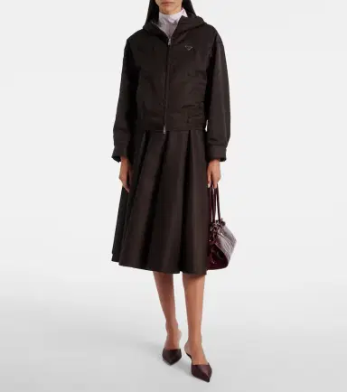 Prada Re-Nylon hooded jacket | Thumbnail 5 Prada Re-Nylon hooded jacket | Thumbnail 5