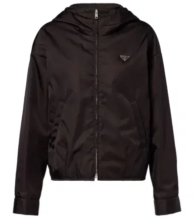 Prada Re-Nylon hooded jacket | Thumbnail 1 Prada Re-Nylon hooded jacket | Thumbnail 1