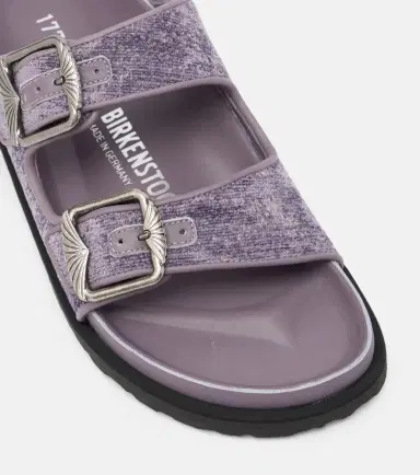 Birkenstock 1774 Arizona velvet slides | Thumbnail 2 Birkenstock 1774 Arizona velvet slides | Thumbnail 2