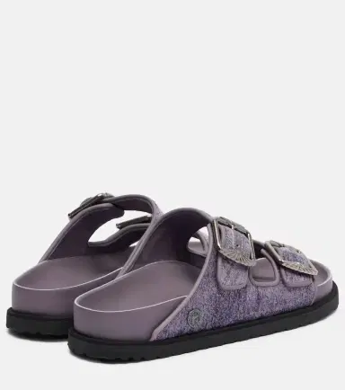 Birkenstock 1774 Arizona velvet slides | Thumbnail 4 Birkenstock 1774 Arizona velvet slides | Thumbnail 4