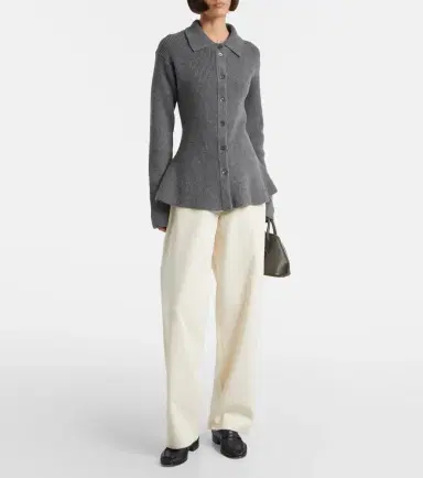 Rohe Róhe Ribbed-knit wool and cashmere cardigan | Thumbnail 2 Rohe Róhe Ribbed-knit wool and cashmere cardigan | Thumbnail 2