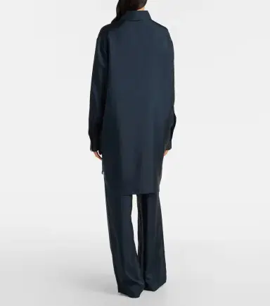 Rohe Róhe Oversized silk satin shirt | Thumbnail 2 Rohe Róhe Oversized silk satin shirt | Thumbnail 2